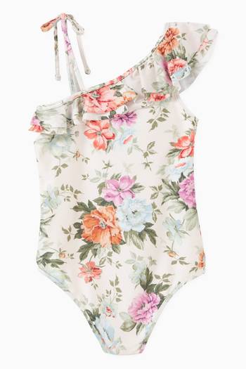 hover state of Pattie Frilled One-Shoulder Bikini 
