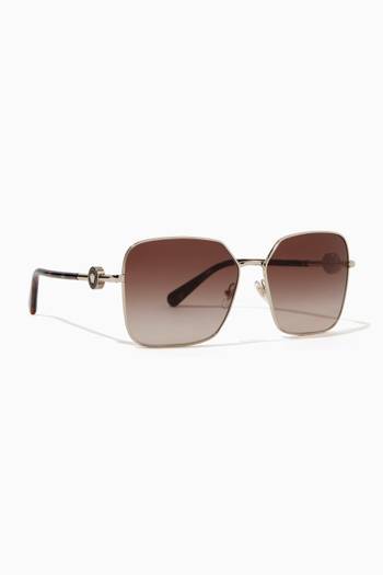 hover state of Square Sunglasses in Metal