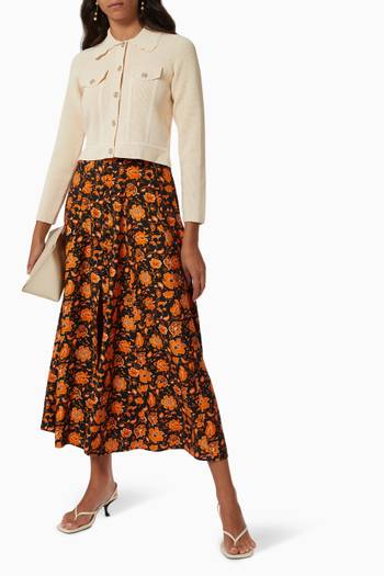 hover state of Marina Maxi Skirt
