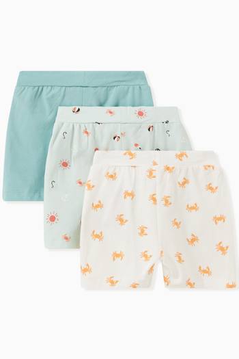 hover state of Joe Shorts in Organic Cotton Jersey, Set of 3 