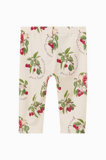 hover state of Cherry Fairies Leggings in Cotton blend