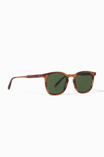 hover state of Ruskin D-frame Sunglasses in Acetate       
