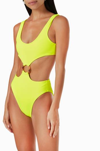 hover state of Ky Swimsuit in Micro Rib