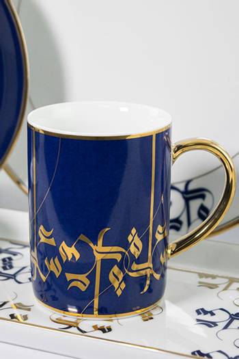 hover state of Patterned Mugs, Set of 6 