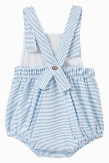 hover state of Oliver Striped Romper in Cotton
