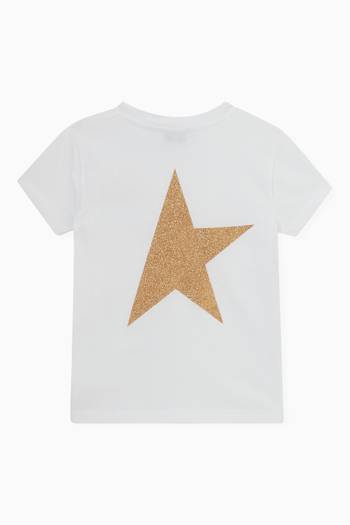 hover state of Star Print T-shirt in Cotton Jersey