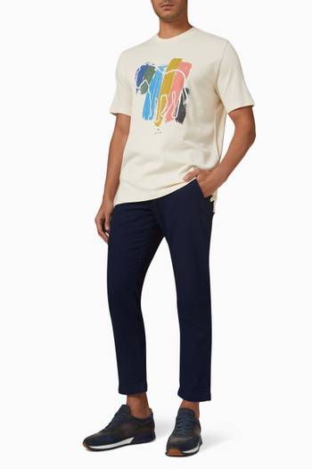 hover state of Broad Stripe Zebra T-shirt in Organic Cotton 