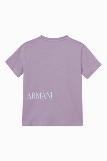 hover state of Logo Print T-shirt in Cotton