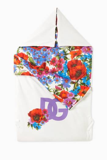 hover state of Floral Bouquet Sleep Sack in Cotton Jersey