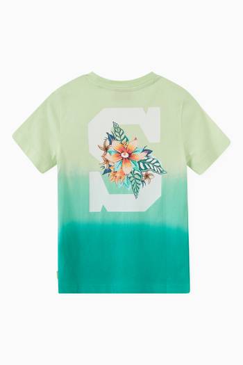 hover state of Artwork Print T-shirt in Cotton 