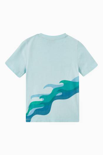 hover state of Artwork Print T-shirt in Organic Cotton 