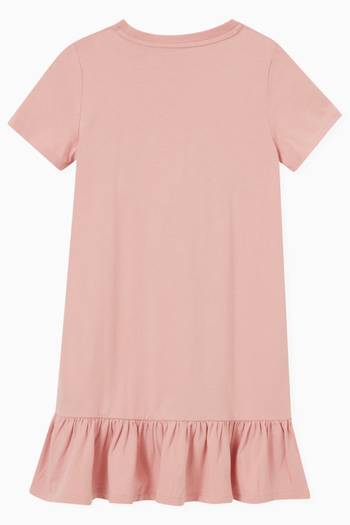 hover state of Logo Bear Dress in Cotton