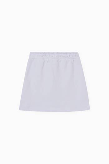 hover state of Logo Skirt in Organic Cotton Terry
