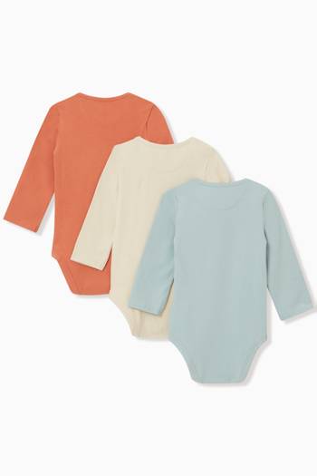 hover state of 3-Pack Long Sleeved Bodysuit