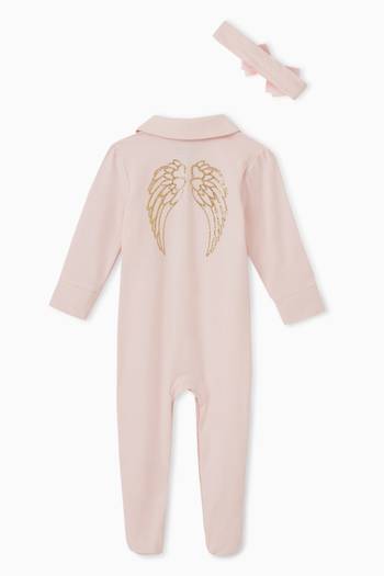 hover state of Eve Babygrow, Set of Two 