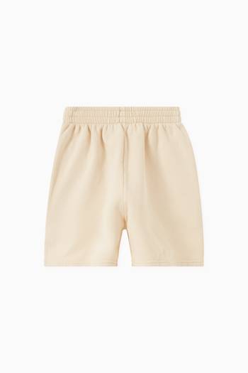hover state of BB Paris Icon Jogging Shorts in Cotton Fleece 