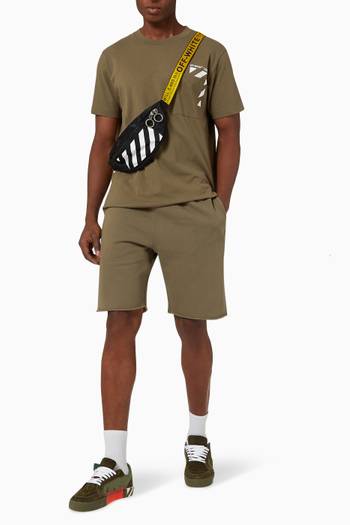 hover state of Diagonals Sweatshorts in Cotton Jersey  