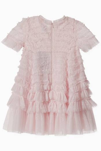 hover state of Valentine Ruffle Dress in Tulle