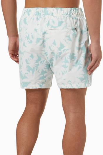 hover state of Charles Palm 5" Swim Shorts in Stretch-nylon