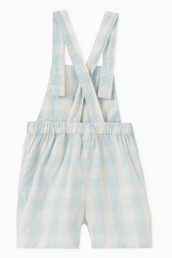 hover state of Dungaree Shorts in Cotton Poplin
