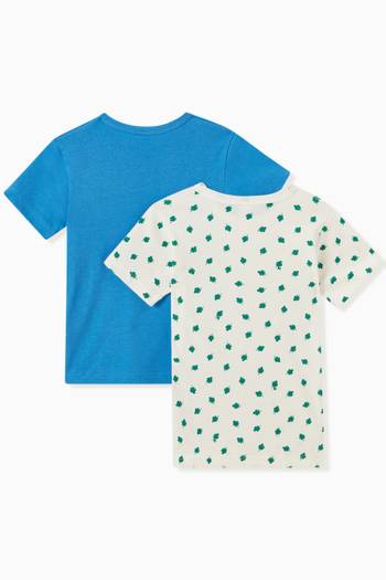 hover state of 2-Pack Clover T-shirt in Cotton & Linen 