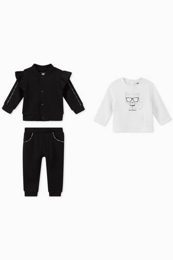 hover state of Logo T-shirt & Tracksuit Set