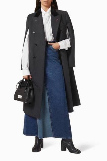 hover state of Maxi Skirt in Denim