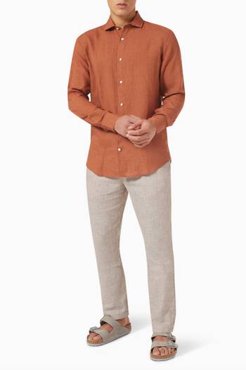 hover state of Antonio Shirt in Linen