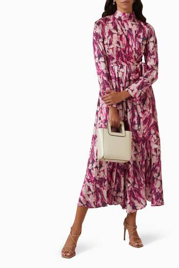 hover state of Printed Maxi Dress in Cotton