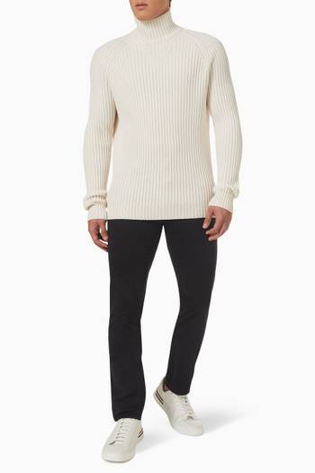 hover state of Mock Neck Sweater in Wool