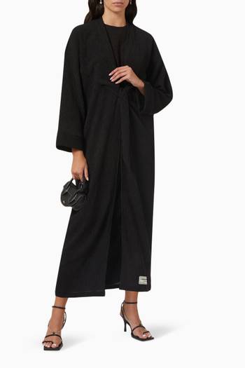 hover state of Modest Crinkle Abaya