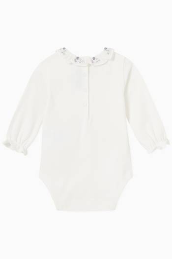 hover state of Ruffles Bodysuit in Cotton