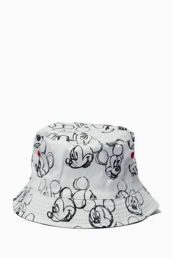 hover state of x Disney Mickey Mouse Bucket Hat in Recycled Polyester