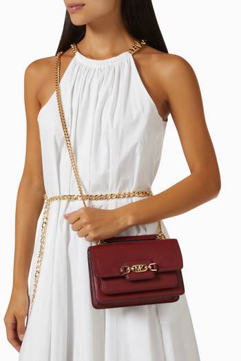 hover state of Heather Extra-small Crossbody Bag in Leather