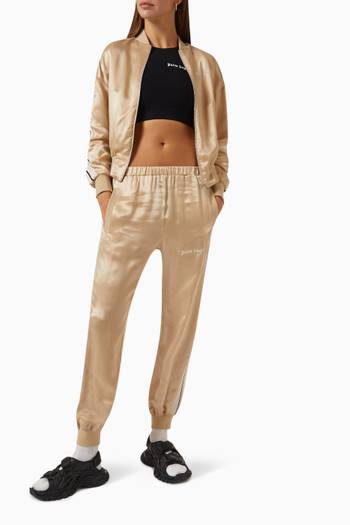 hover state of Luxury Track Pants in Satin