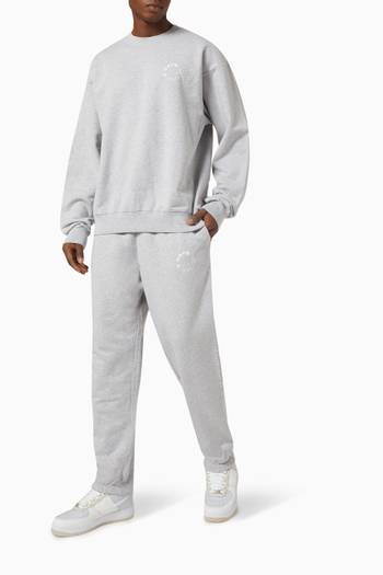 hover state of Monday Mid-rise Straight-leg Sweatpants in Organic Cotton