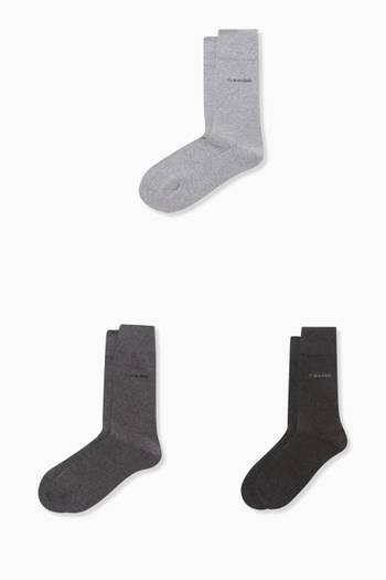 hover state of Socks in Cotton, Set of Three