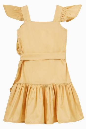 hover state of Ruffled Waist Bow Dress
