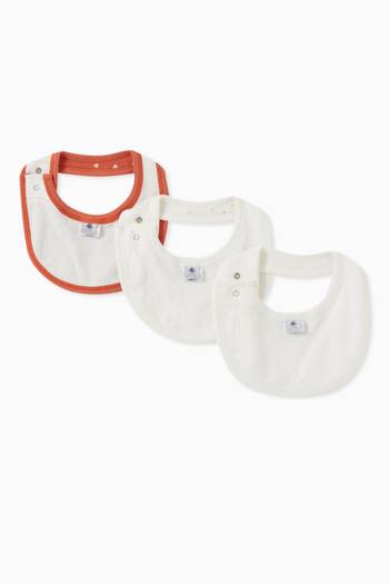 hover state of 3 Pack Bib Set in Cotton
