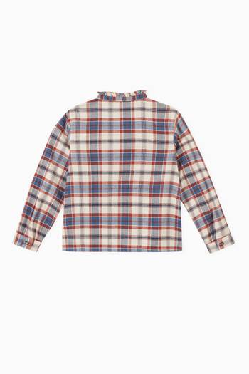 hover state of Flannel Blouse in Cotton