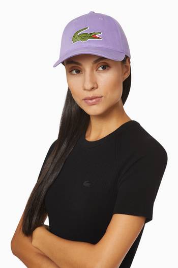 hover state of Logo Adjustable Cap in Organic Cotton-twill