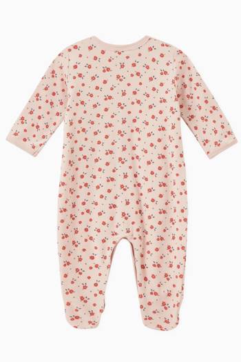 hover state of Floral Sleepsuit in Cotton