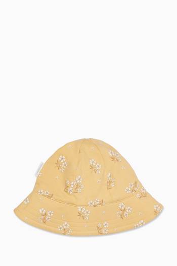 hover state of Frangipani Bucket Hat in Organic Cotton