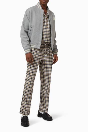 hover state of Ludwig Flannel Pyjama Set in Brushed Cotton