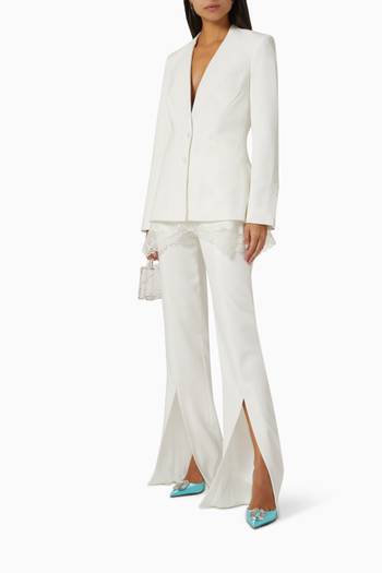hover state of Allie Lace-trim Blazer in Cady