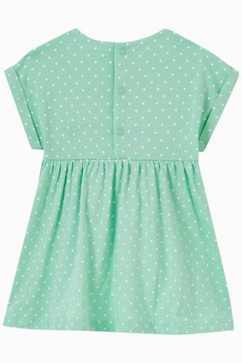 hover state of Chickidie Polka-dot Dress