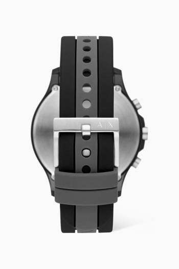 hover state of Hampton Chronograph Quartz Nylon & Silicone Watch, 46mm
