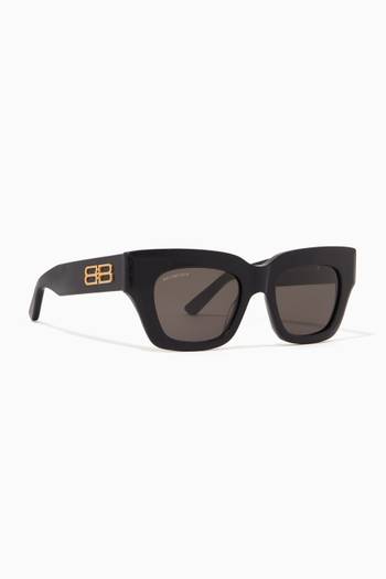 hover state of Square D-Frame Sunglasses in Acetate