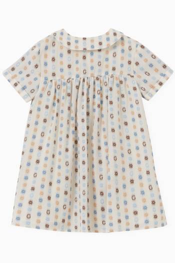 hover state of All-over Dots Dress in Cotton