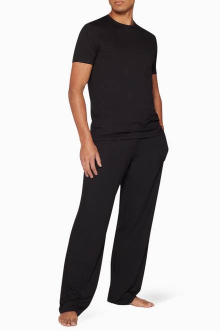 hover state of Black Micro-Modal Basel Pants  